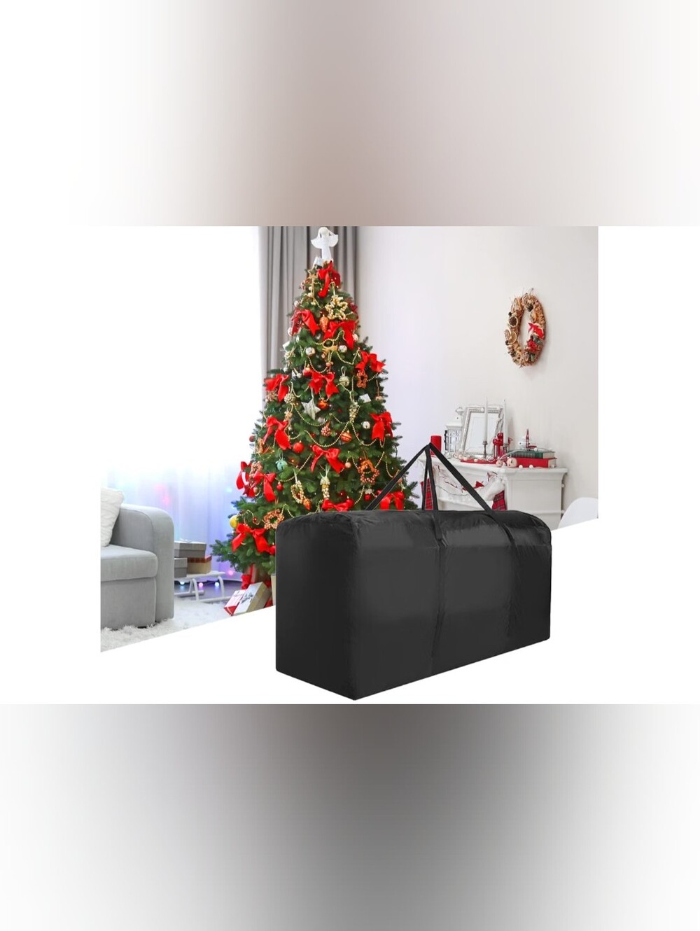 BNIB Heavyduty XL size Christmas Tree Storage Bag w/durable handles and dual Zip